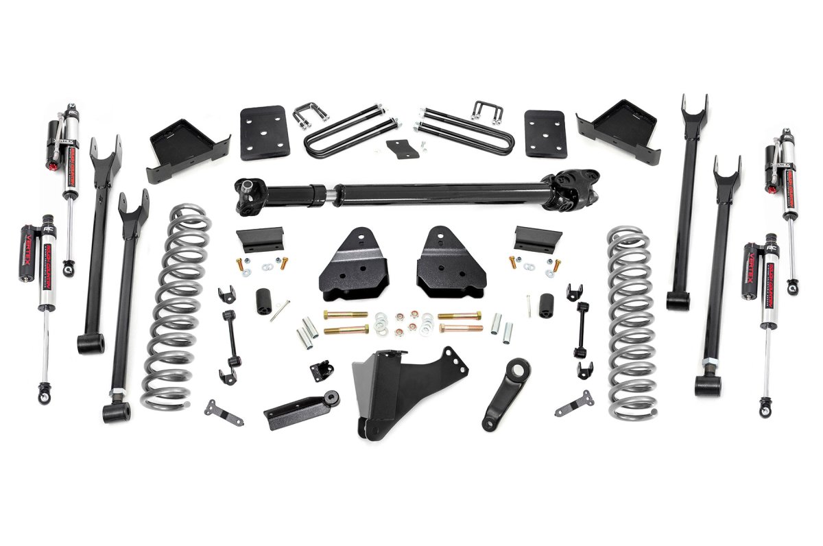 Ford F-250 Super Duty Suspension Lift Kit - Rough Country - 6 Inch Lift Kit | Diesel | 4 Link | D/S | Vertex - '17-'22
